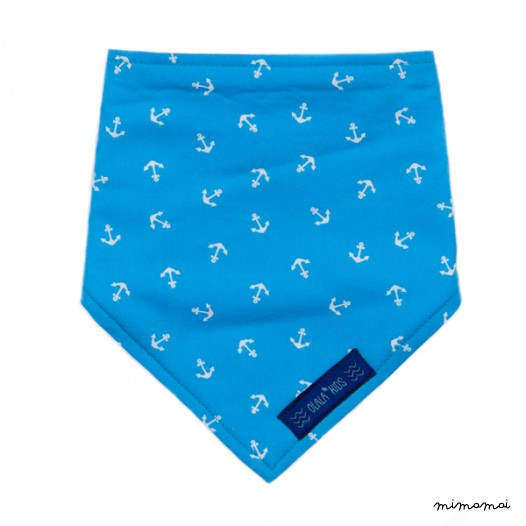 Bandana anclas azul