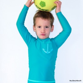 Boy rash vest PIRATE Anchor UPF50+