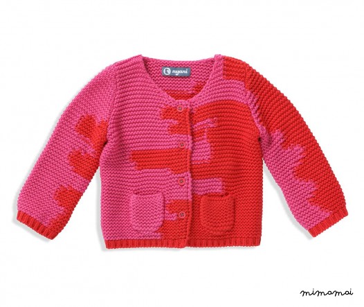 Jacket I'M A PAINTER pinkred