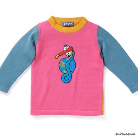 Pullover SEAHORSE bubblegum