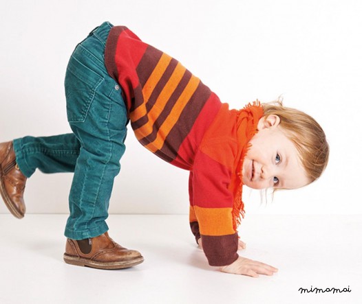 Pullover STRIPES ketchup