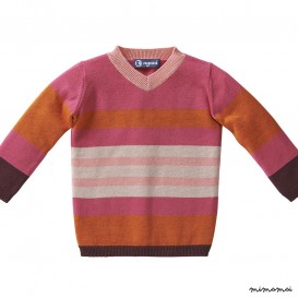 Pullover STRIPES pink