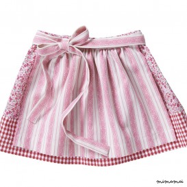 Skirt NIA apron stripes pink