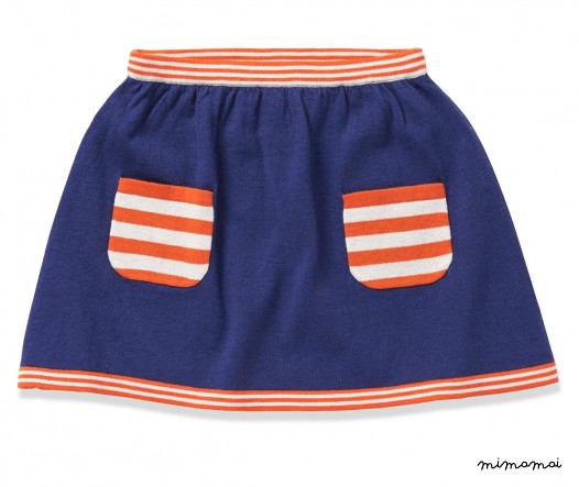 Skirt LENI dark blue