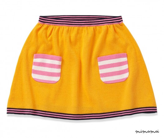 Skirt LENI yellow