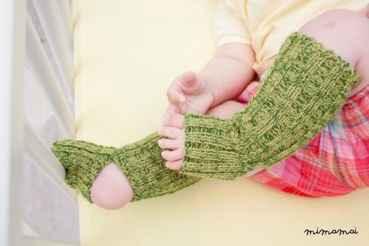 baby yoga socks - Green