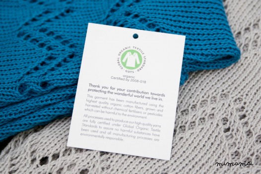 Organic Cotton Baby Blanket / Grey