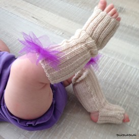 baby yoga socks - white