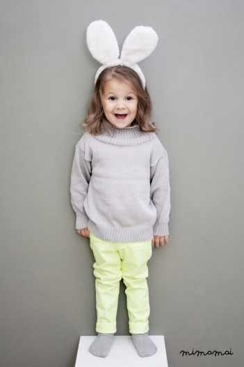 Organic Cotton Grey Baby Children Sweater