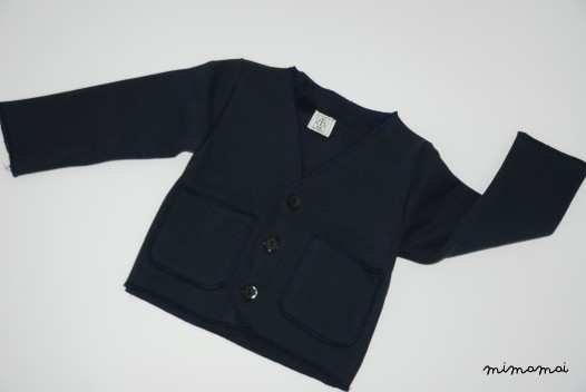 Cardigan Felpa per bimbo blu