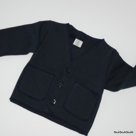 Cardigan Felpa per bimbo blu