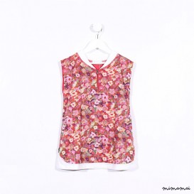 Zipper Top pink floral