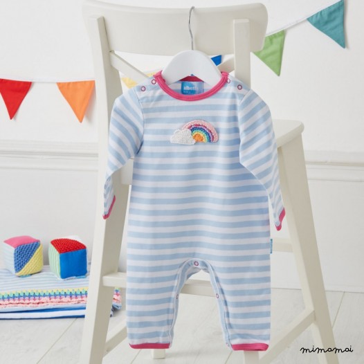 Crochet Rainbow Babygrow