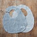 Linen baby bib set of 2