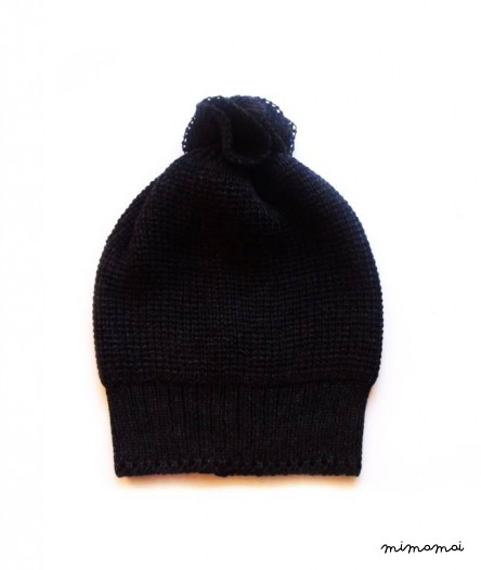 Babies/Children's merino wool hat/pom pom hat/bonnet hat/beanie