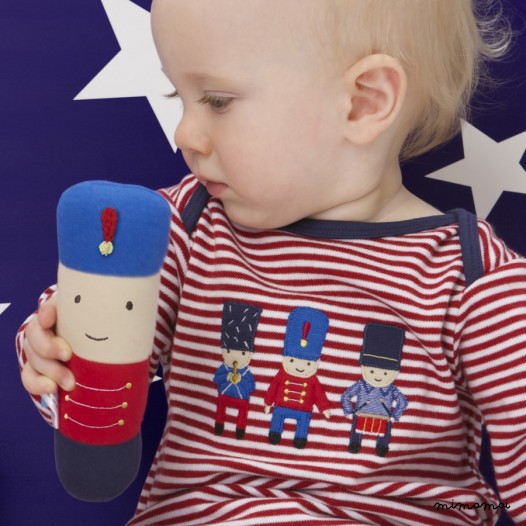 Soldier baby rattle