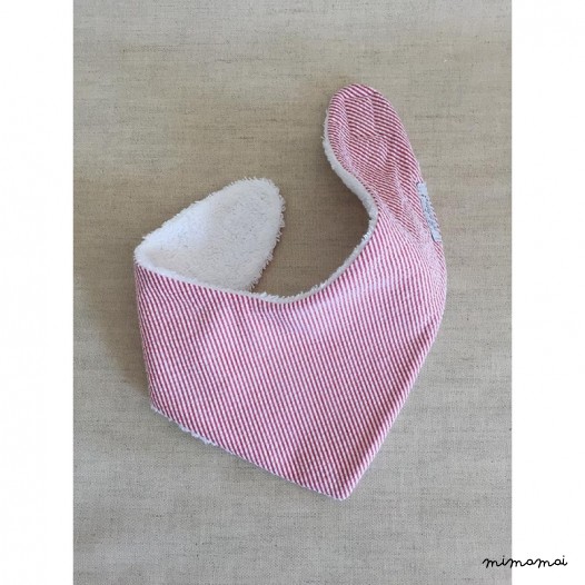 Babero bandana estampado Mediterr&aacute;neo