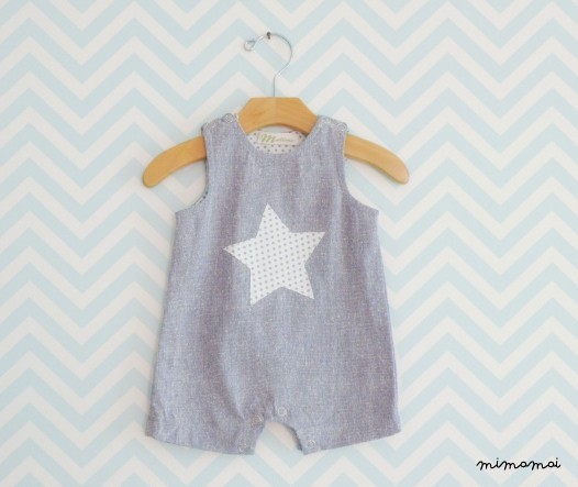 Baby Boy Salopette Gray