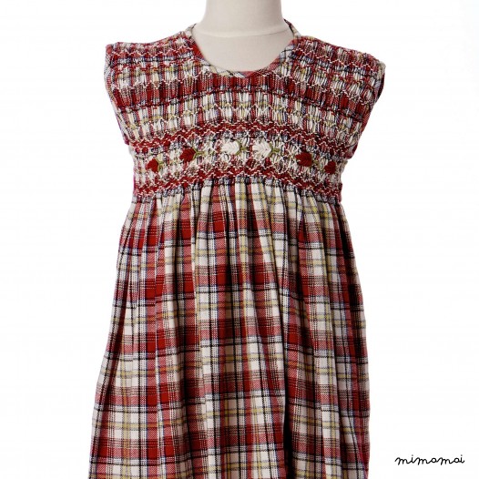 Dainty Sulphur hand smocked dress