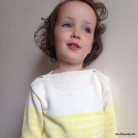 Children's knitted Jumper - Lemon