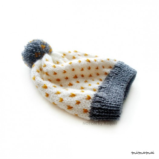 Childrens pois berretto, berretto, cappello di inverno per bambini