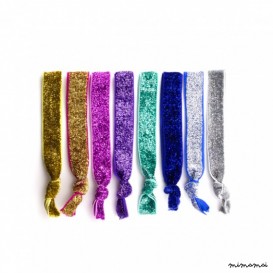 Super sparkle hair ties
