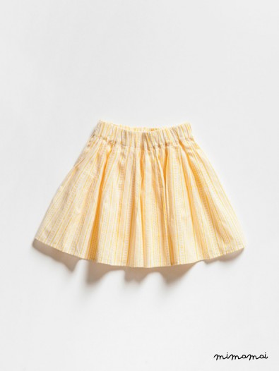 Faldina Pleated Skirt sun yellow