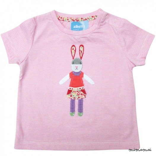 Patchwork Bunny Girl T-shirt