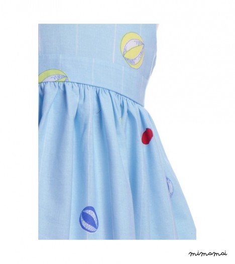Millie Dress Circus Spearmint Blue