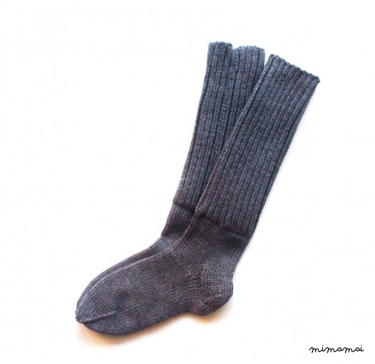 Babies/Children's knitted Merino wool Knee-high ribbed Socks/stockings