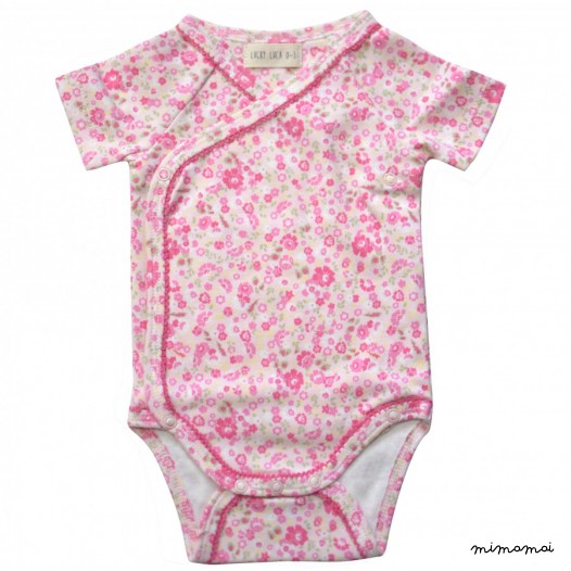 Set of 3 Pink Baby Vests