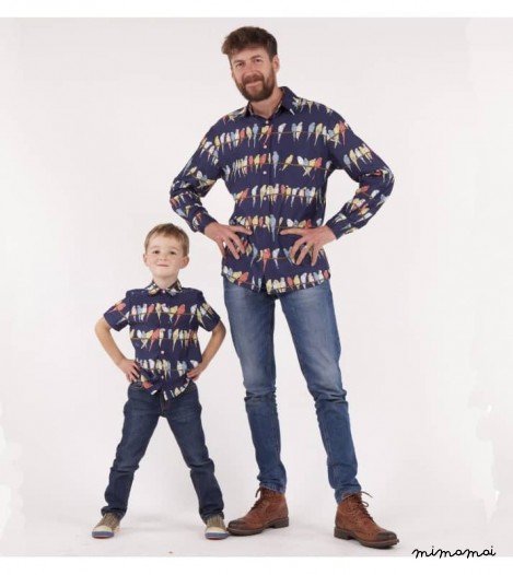 Arthur Shirt, Budgie, Navy