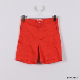 Panelled Shorts orange