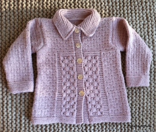 Elegant pink girls' jumper