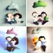 Personalized Family Dolls for a BABY NEW ARRIVAL made to order -