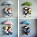 Family Portrait / Personalized Family Dolls . BABY NEW ARRIVAL - Made to order