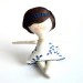 Child friendly cotton and felt kids Doll - Handmade in Italy -