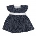 vestito cotone blu fiorellini