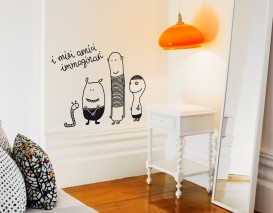 "My Imaginary Friends" Wall Decal