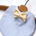 Bavoir Chic Noeud Papillon Taille naissance Jaune & Bleu