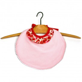 Bavoir Chic b&eacute;b&eacute; fille Cerise