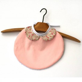 Bavoir-chic-col-Claudine-Liberty-Eloise-rose-1
