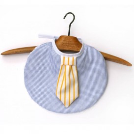Bavoir-chic-cravate-bebe-jaune-bleu-bapteme-1