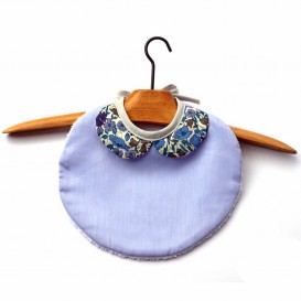 Bavoir-chic-col-Claudine-Liberty-Poppy-bleu-1