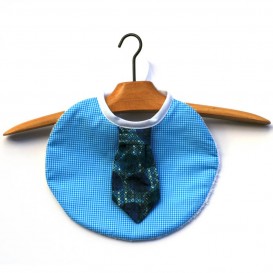 bavoir-chic-noeud-cravate-vichy-turquoise-1