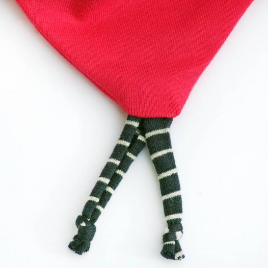Bavoir-bandanas-rose-fushcia-pression-2
