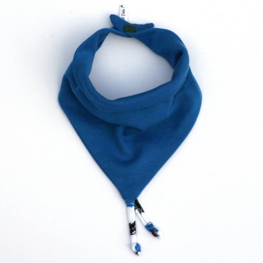 Bavoir-bandanas-jersey-coton-bleu-electrique-bouton-pression-plastique-3