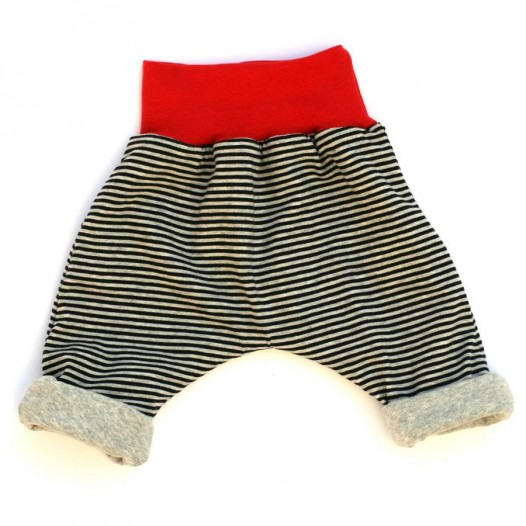 Sarouel-verywell-reversible-bebe-raye-gris-noir-taille-rouge-2