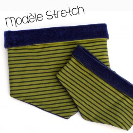 Snood-enfant-bebe-raye-indigo-kaki-1a