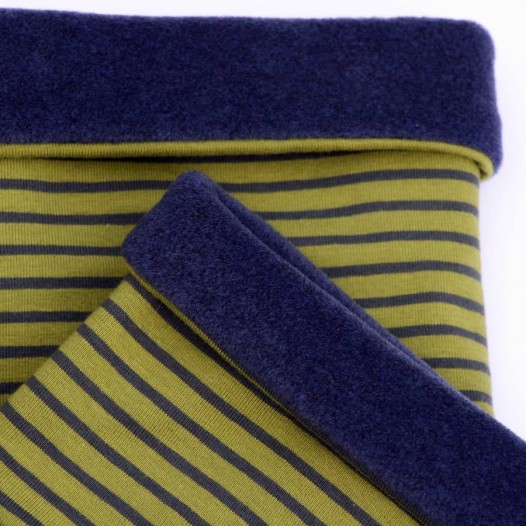 Snood-enfant-bebe-raye-indigo-kaki-3